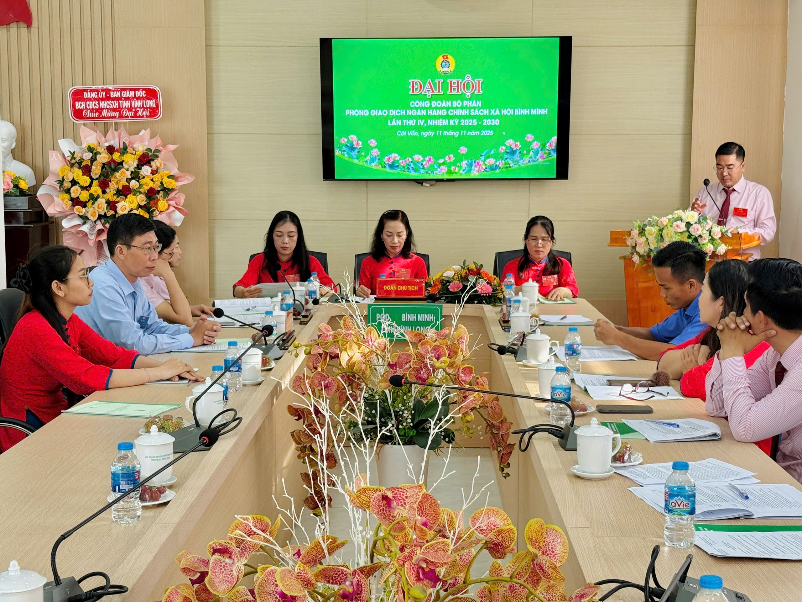 Đại hội Công đoàn bộ phận Phòng Giao dịch Ngân hàng Chính sách xã hội Bình Minh lần thứ IV, Nhiệm kỳ 2025 – 2030