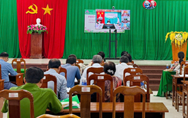 PGD NHCSXH BÌNH MINH THAM DỰ PHIÊN HỌP BAN ĐẠI DIỆN HỘI ĐỒNG QUẢN TRỊ NGÂN HÀNG CHÍNH SÁCH XÃ HỘI TỈNH VĨNH LONG QUÍ 1 NĂM 2026