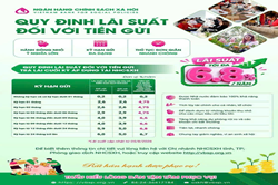 ĐIỀU CHỈNH LÃI SUẤT TIỀN GỬI TIẾT KIỆM TRỰC TUYẾN TRÊN ỨNG DỤNG VBSP SMARTBANKING